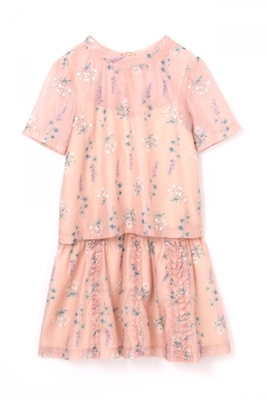 JILL by JILLSTUART 【Sweet 3月号掲載】BOUQUET FLOAT EMBROIDERY DRESS