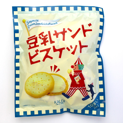 カルディオリジナル　豆乳サンドビスケット　10p
