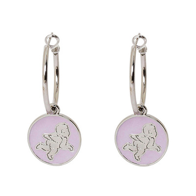 BABY RING EARRING (LIGHT PURPLE)