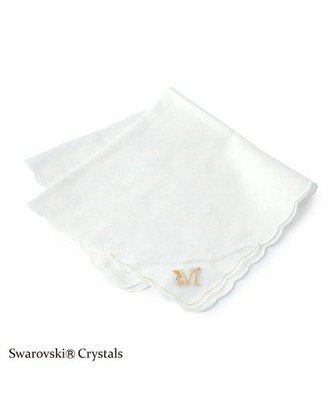 イニシャルハンカチ