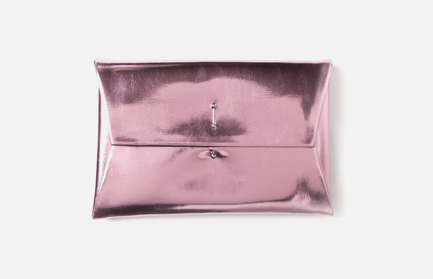 METAL SIMPLY CLUTCH BAG(50%SALE)