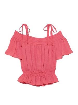 オフショルトップス