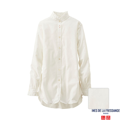 スタンドカラーシャツ