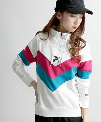 ハーフZIPプルオーバー