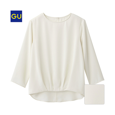 GU　コクーンブラウス（７分袖）Ｚ
