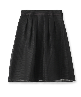 シアーチェックスカート