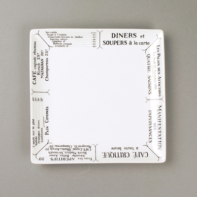 オールドメニュー スクエアプレートS