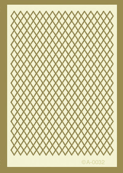 エレガントカットシール ミニ メッシュ A-0032 ゴールド