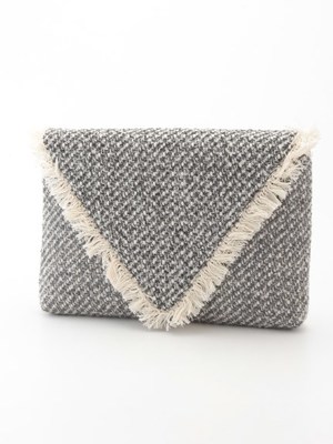 フリンジクラッチバッグ