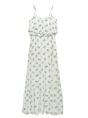 ローズ柄ロングドレス