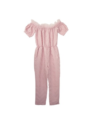 tulle offshoulder rompers