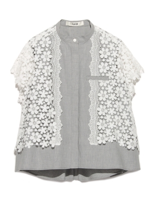 FURFUR (ファーファー) レースシャツ