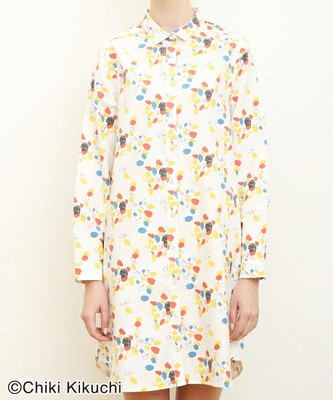 きくちちきシャツワンピースB/きくちちき(花畑)