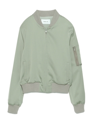 サテンブルゾン