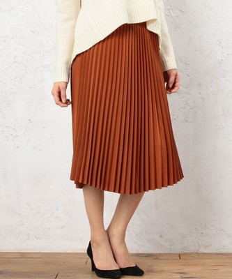 CF P プリーツ ロングスカート