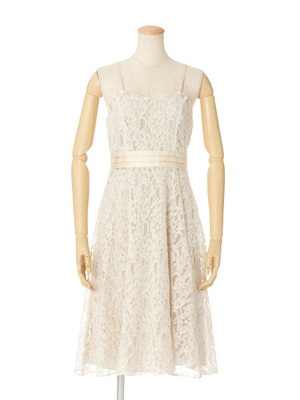 総レースキャミワンピース/an another angelus limited