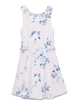 フラワービジューワンピース