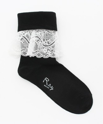 折返しレースソックス