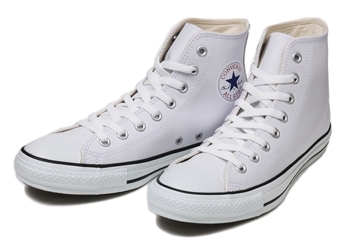 コンバース LEATHER ALL STAR HI レザー オールスター ハイ WHITE