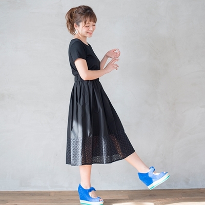 Embroidery Pair T One-piece