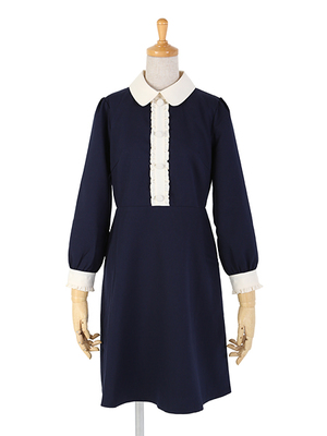 フリル使いクレリックワンピース