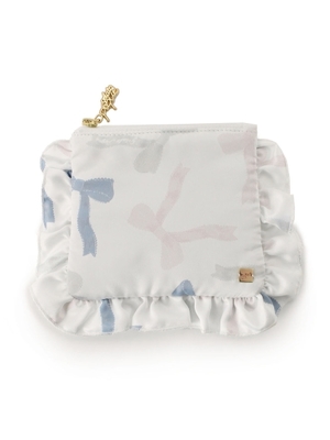 リボン柄ティッシュケース