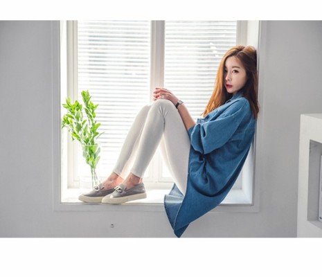 ルーズシルエットデニムシャツ