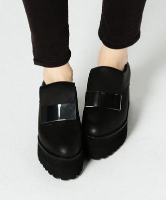 チャンクソールレザーシューズ