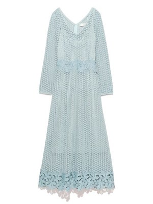 Lily Brown (リリーブラウン)  レース切替ロングワンピース