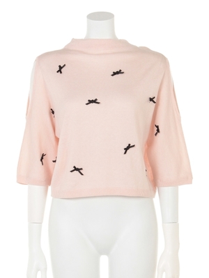 5Sローズリボンニット