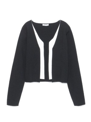 ダブルフロントニットジャケット