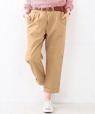 チノ ペグトップパンツ