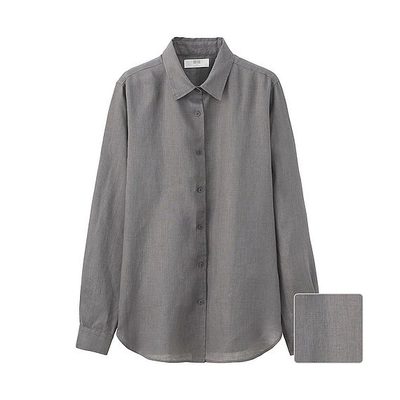 WOMEN プレミアムリネンシャツ(長袖)