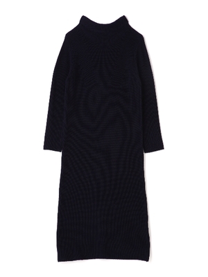 NATURAL BEAUTY BASIC （ナチュラルビューティーベーシック） 畦ボトルネックニットワンピース