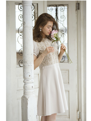 品あり華あり前フラワーポンチワンピース 【mariela マリーラ】