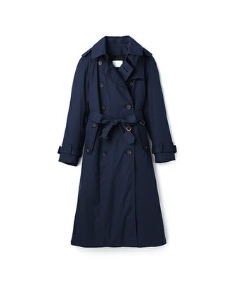 チェックライナー付ロングトレンチコート