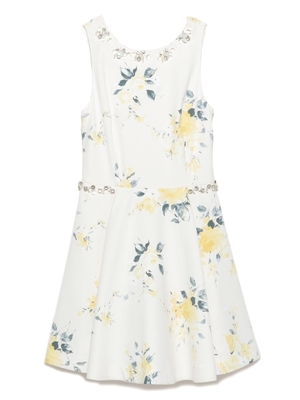 フラワービジューワンピース