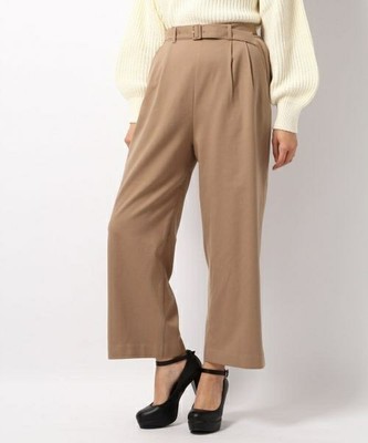 ベルトツキTRワイドパンツ