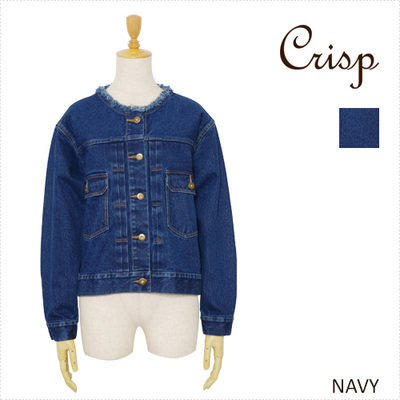 ーカラーデニムジャケット