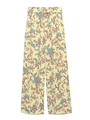 モザイク風柄パンツ