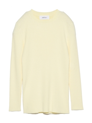 ベーシックリブニットトップス