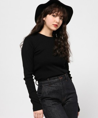 Basicクルーネックニット