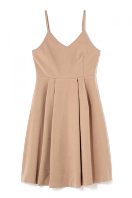 キャミ型フレアワンピース