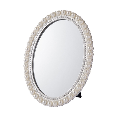 バシリア オーバルミラー ホワイト