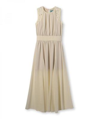 シフォンロングワンピース