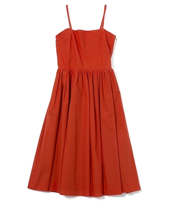 バックレースアップコットンOP