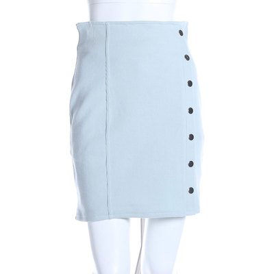 レディアゼル リブスカート(ライトグリーン)