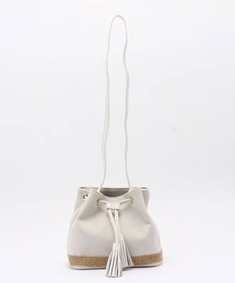 ジュート巻き巾着バッグ