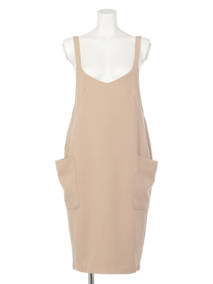 サロペットコクーンワンピース