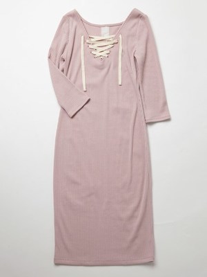 デコレースアップミディワンピ